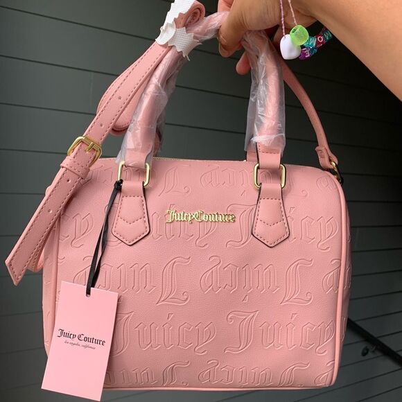 Quilted Pink Juicy Couture Barrel Bag - Picture 1 of 6